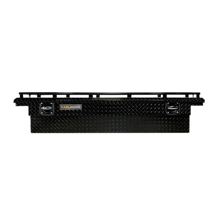 CamLocker 71-Inch Low-Profile Crossover Truck Tool Box with Rail - Gloss Black - S71LPRLGB