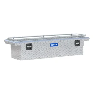UWS 69-Inch Secure Lock Low-Profile Crossover Tool Box with Rail - Aluminum - SL-69-LP-R